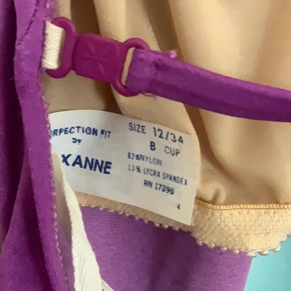 LADIES ROXANNE BATHING SUIT PINK, LAVENDER, TEAL 12 - Picture 4 of 6